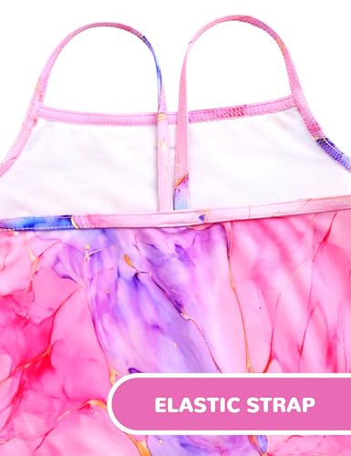 Girls Swimsuits One Piece Sleeveless Bathing Suit Breathable Swimwear for Kids Child Beach with Sun Protection4