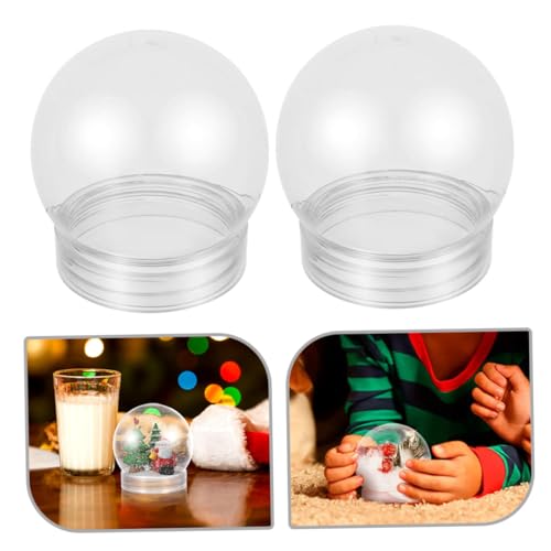 Bolas de cristal rellenables DECHOUS cúpulas de plástico transparente para bodas 4