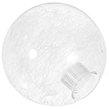 SHOWERORO Pantalla de Lámpara de Cristal Transparente 120 MM Casquillo G9 Pantalla de Repuesto para Lámparas Colgantes Techo Diseño Sencillo para Iluminación Doméstica