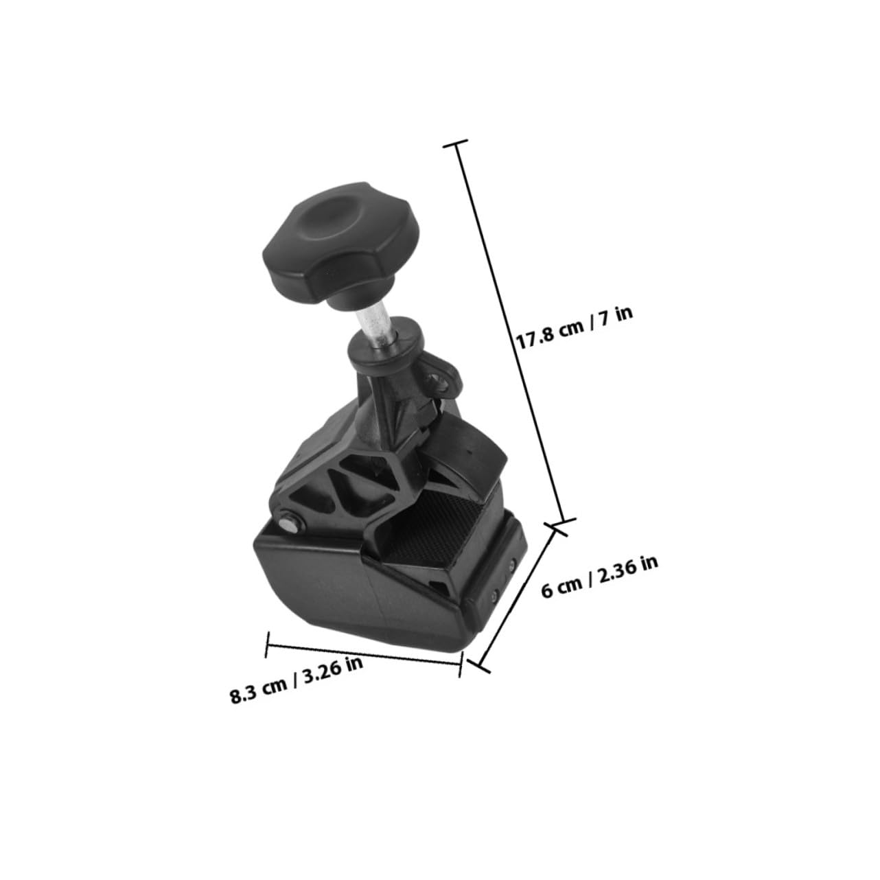 PRETYZOOM Smontagomme Manuale per Riparazione Pneumatici Auto, Morsetto Smontagomme in Plastico Nero, Design Compatto Portatile per Officina Professionale e Uso Onthego