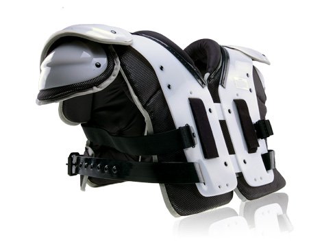 Full Force Ares Multi Position American Football Shoulder Pad LB/RB/OL/DL, Schwarz, XL, FF0202012113