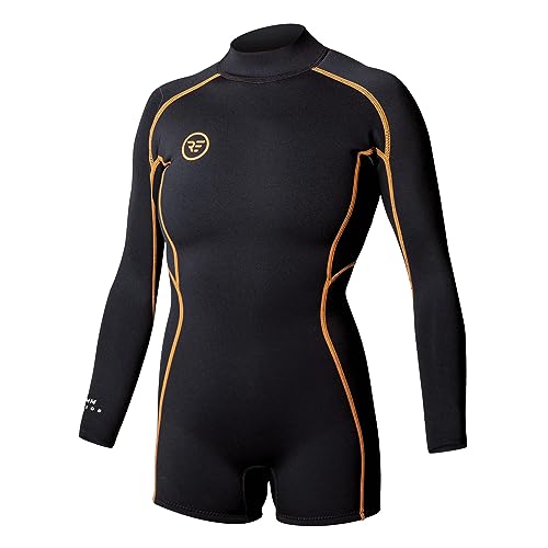 Women's Sensor 2/1 Back Zip Long Sleeve Springsuit Wetsuit 4