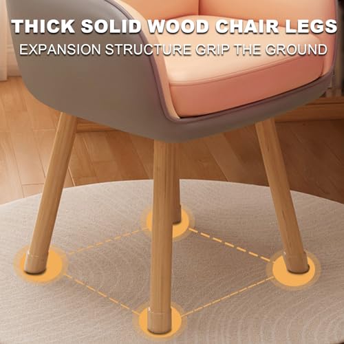 Chaise de maquillage grise rembourrée et confortable pour coiffeuse - 7