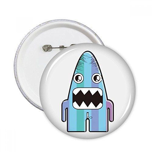 Badge Alien monstre bleu pour masquer un accroc sur un vêtement ou personnaliser un tissu