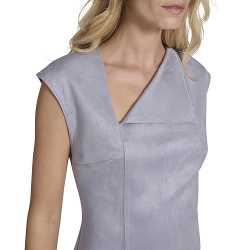Calvin Klein Women's Work Suede Sheath Dress3
