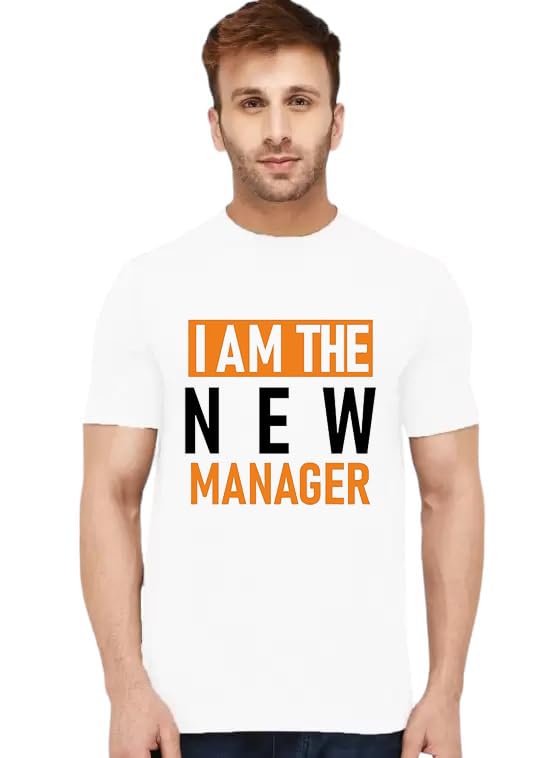 GS Grow n ShineT-Shirt for Men Round Neck Polyester Graphic Printed Comfortable Lightweight Summer T-Shirt for Men