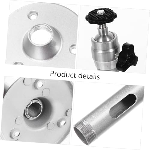 Soporte de techo para proyector con rotación 360 grados de aluminio 6