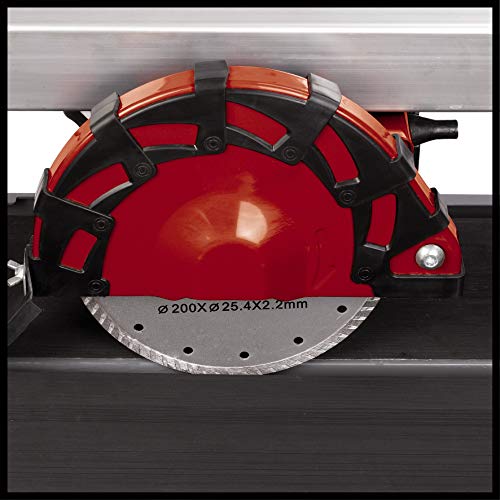 Einhell Radial-Fliesenschneidmaschine TE-TC 620 U (800 W, extra lange Zuglänge, robustes einklappbares Untergestell, Transporträder/-griff, 6-fach kugelgelagerte Motorführung)