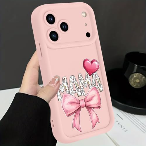 Coque silicone TPU premium pour iPhone 17 Pro Max cœur imprimé - 6