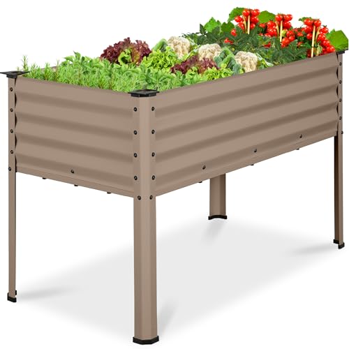 Best Choice Products 48x24x30in Galvanized Raised...