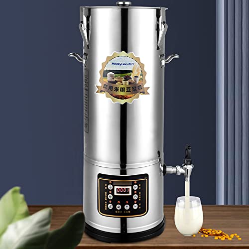 MNSSRN Fabricante Comercial de Soja para la Tienda de Desayuno, Fabricante automático de soymilk automático de Acero Inoxidable de Gran Capacidad, el Fabricante de SOYA se Puede reservar,E16