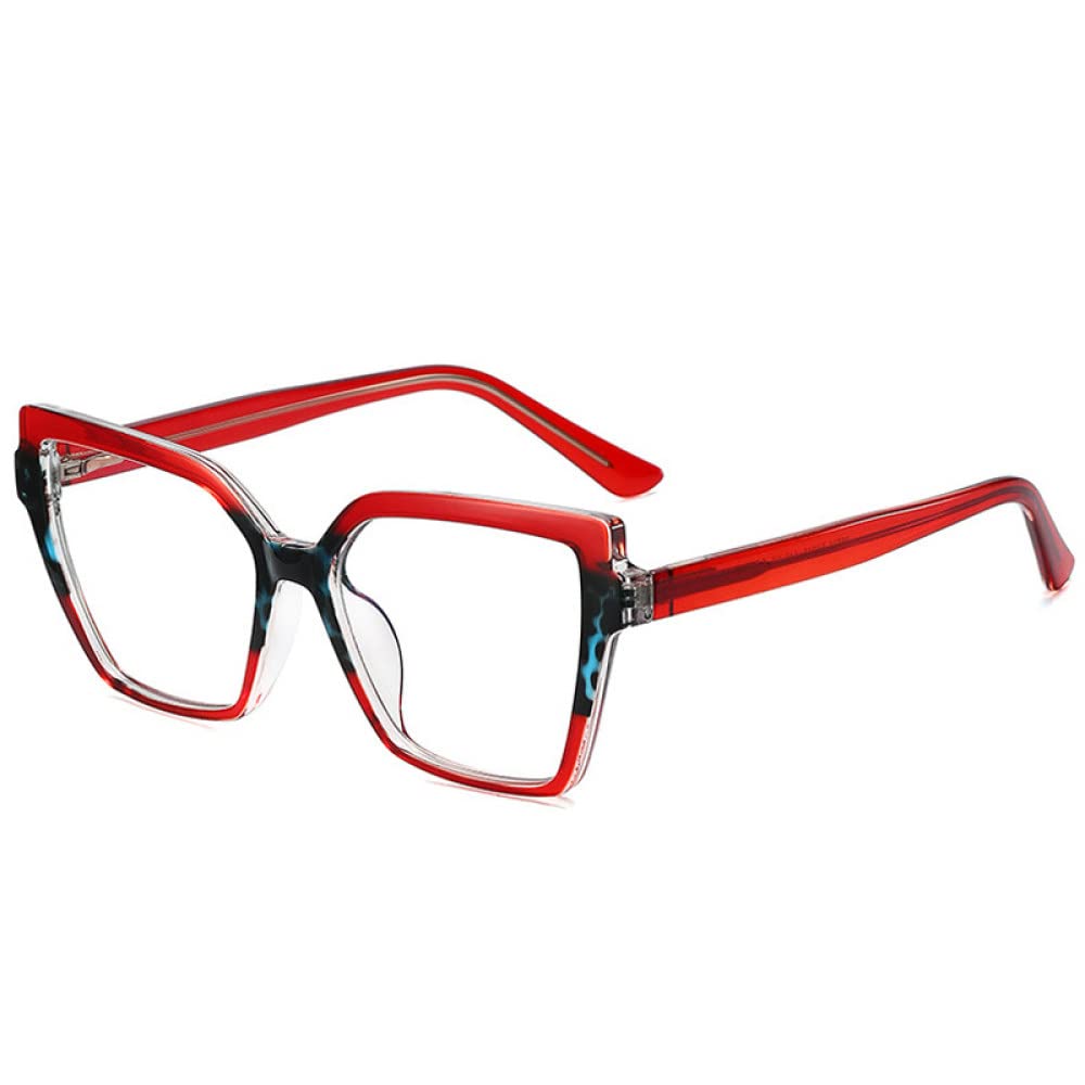 Montatura per occhiali Cat Eye Donna Montatura trasparente anti luce blu Montatura leopardata ottica da uomo