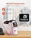 VEVOR automatische Hut-Hitzepresse mit 2 austauschbaren Platten, automatisches Öffnen und Lösen, Touchscreen für Zeit- und Temperaturregelung, Wärmeübertragungsdruck für Kappen Hüte, Pink