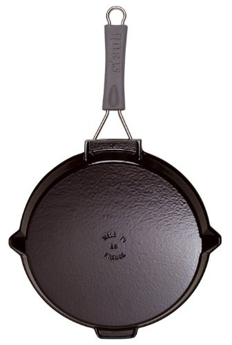 STAUB Grill pan Round 27cm Black 2 Gallery Image