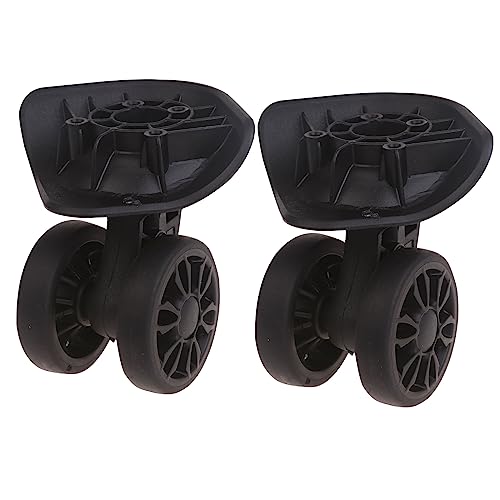PURPLELILY A89 2Pcs Trolley Casters Replacement Heavy Duty For Luggage Box Suitcase 360 Degree Kit Double Row Silent- Wheel Trolley Casters Silent- Mute