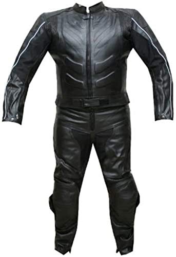 CopperStitch 2pc Motorcycle, Motorbike Leather Racing Suit with CE Armor Protection
