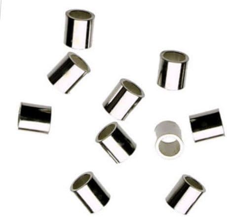 100 Pcs Sterling Silver Crimp Bead 2 X 2mm Tube Crimp Beads