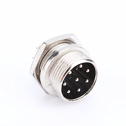 Conector metálico GX16 aviación grado IP67 5A miniatura 2