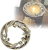 * Mejora la sensación de felicidad: la reducción de corriente hace que la vela se queme más eficientemente, además, estos accesorios de metal esculpido añaden un toque distintivo y refinado a cualquier entorno.