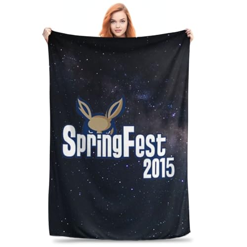 University of Akron Zips Flannel Blanket Throw Soft Fuzzy Plush Cozy Fleece Blankets-50 X40