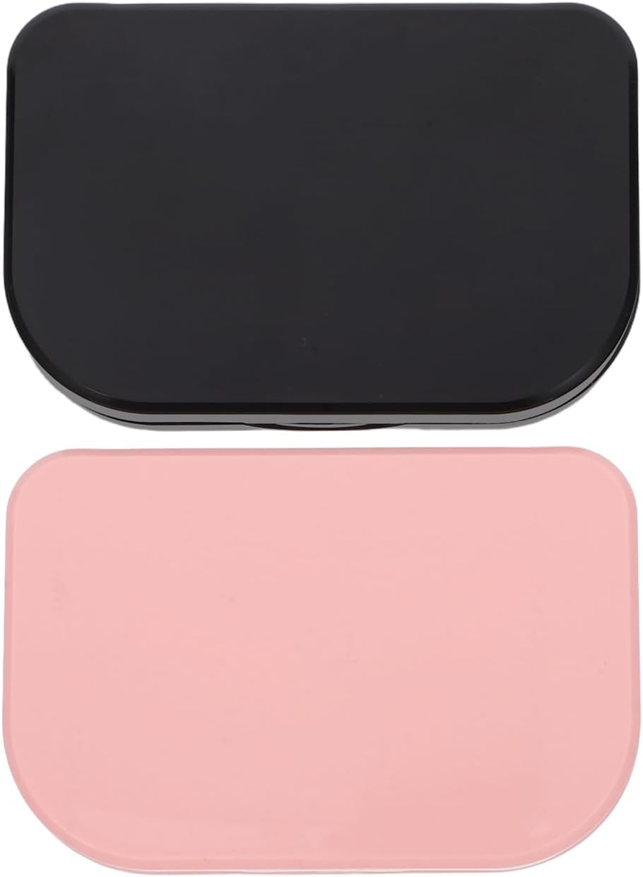 Eyelash Storage Box 2 Pack Reusable False Eyelash Organizer Case Compact Lightweight Cosmetic Holder for Travel Daily Use 4.33X2.75X0.78 Inch