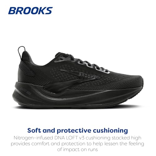 Brooks Men’s Ghost Max 4 Neutral Running & Walking Shoe - Black/Black/Ebony - 11 Medium - image 2