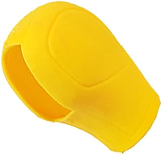 Silicone Gear Knob Cover Gear Shift Knob Cover Case Cover Silicone Gear Shift Knob Cover Durable and Stylish Design Protect Your Gear Shifter Anti-Slip Soft (Automatic-Yellow Code:2135) - KaberTrade