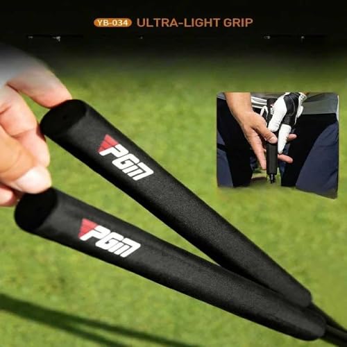 Rechtshänder Golf-Mallet-Putter, leichte Graphit-Welle mit Kugel-Retriever-Werkzeug, Anti-Bend-Design, Eva-Griff & Kopfbedeckung für konsistente Put-Geneuigkeit