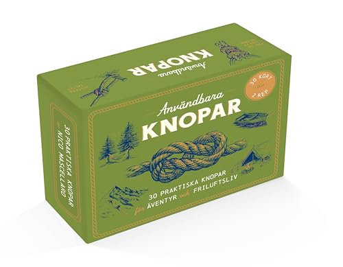 Användbara knopar : box med kort och rep. 30 praktiska knopar