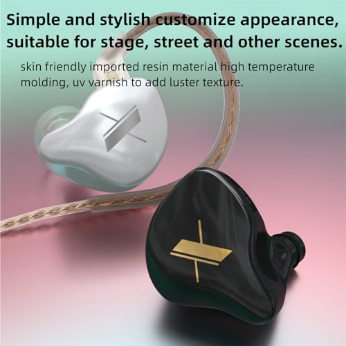 Image of Yinyoo Kz Edx 1Dd Wired In Ear Earphone with Mic (Black)