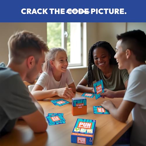 Gouda Games Pun Intended - Hilarious Picture Guessing Card Game for Families & Adults, Fast-Paced Wordplay Fun, Gifts for Pun Lovers, 2-10 Players - Image 2