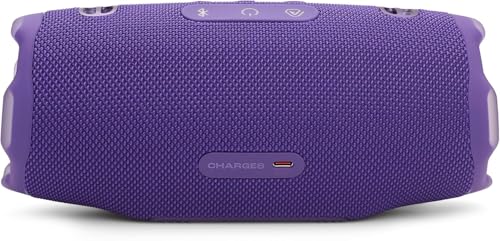 JBL Charge 6 - Portable Waterproof & Drop-Proof Bluetooth Speaker, Bold Pro Sound with AI Sound Boost, 28Hrs Playtime, Auracast, Including Winguard Protective Travel Case (Purple) - image 5