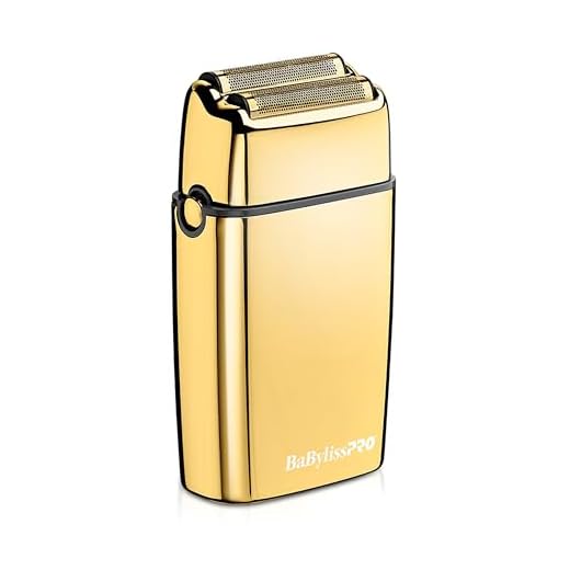 BaBylissPRO Baberology Double Foil Shaver FXFS2G GOLDFX Professional Electric Shaver