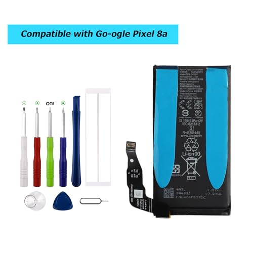 Batterie de rechange G07DF compatible Google Pixel 8A GKV4X G6GPR - 3
