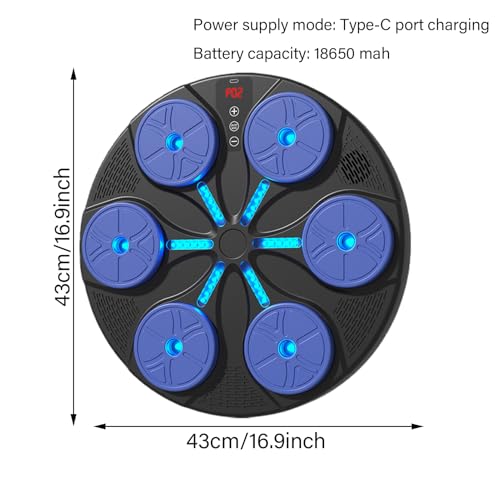 Machine de boxe murale interactive pour éliminer le stress du bureau avec 8 modes sport - 5