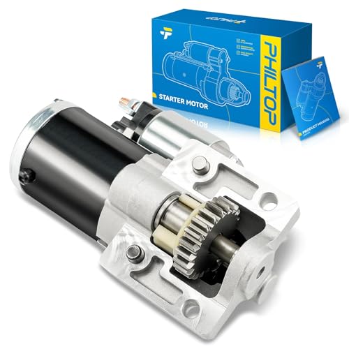 Image of PHILTOP Starter Replacement for Chevrolet,2006-2009 Impala 5.3L,2006-2007 Monte Carlo,for Pontiac,2005-2008 Grand Prix 5.3L,for Buick,1.6 KW OE# 17985N,12599873 | 2006-2007 Monte Carlo,for Pontiac ,2005-2008 Grand Prix 5.3L,for Buick ,1.6 KW OE# 17985N,12599873