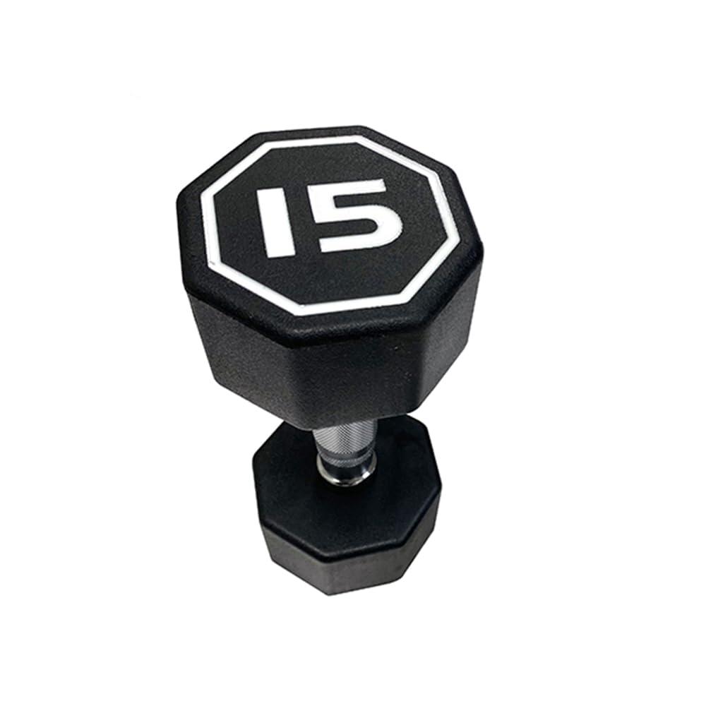 Octagonal dumbbell weights 15-40lb for woman and men 1 piece (20, Pounds)