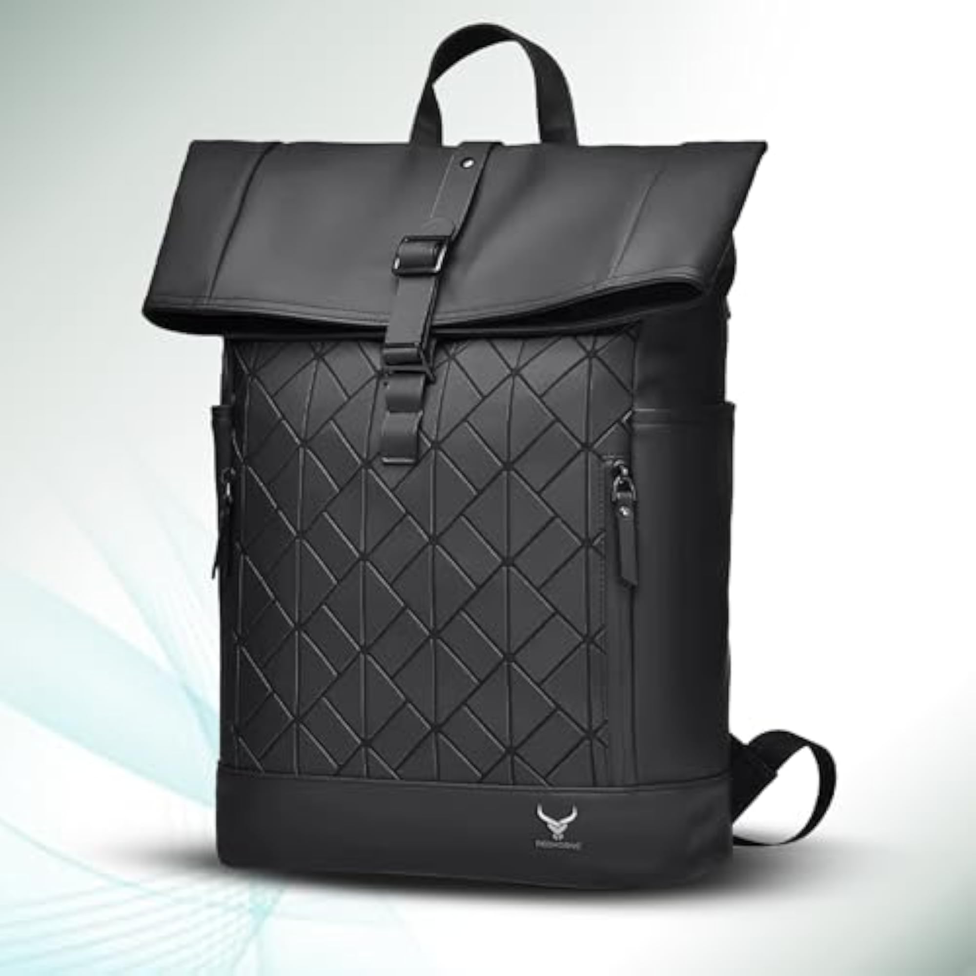 30L Waterproof 15.6-inch Laptop Roll Top Backpack