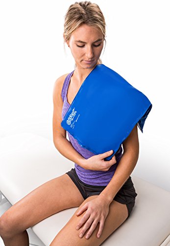 Image of Chattanooga ColPac-Reusable Gel Ice Pack-Oversize Large Ice Pack-11 in x 21 in (28 cm x 53 cm)-Cold Therapy-Knee, Arm, Elbow, Shoulder, Back-Aches, Swelling, Bruises, Sprains, Inflammation (Pack of 5)