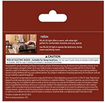 GE Relax 40-Watt EQ Soft White Dimmable Globe Light Bulb (2-Pack)