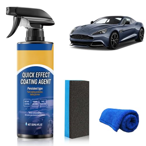 Car Quick-Acting Coating Agent Spray 3 in 1 High Protection Quick Car Coating Spray Limlex Coating Sprays Car Scratch Wax Polish Sprays Waterless Wash for Shine & Protection