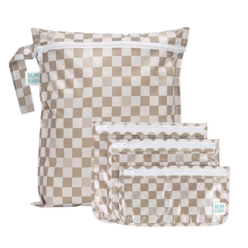 Bumkins - Waterproof Wet Bag & Clear Travel Bags -...
