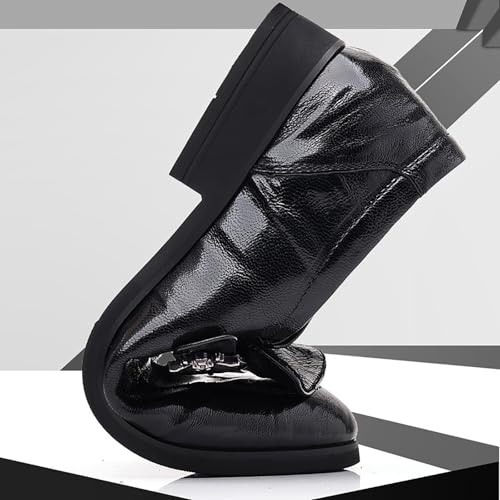 Men's Genuine Leather Oxford Shoes Anti-Slip Lightweight Formal Business Wedding Casual Wear with Comfortable Arch Support2