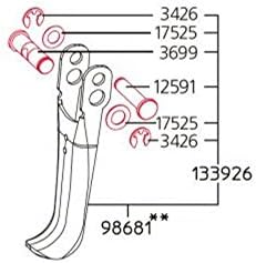 SATA SPRAY EQUIPMENT | CIRCLIP, TRIGGER PIN | SQ3426
