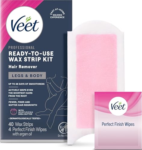 VEET Ready-To-Use Waxing Kit For Women | Wax Strips For Body...