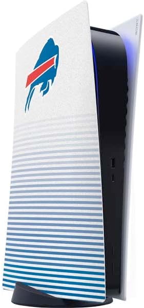 Skinit Decal Gaming Skin Compatible with PS5 Digital Edition Console - Officially Licensed NFL Buffalo Bills Double Vision Design