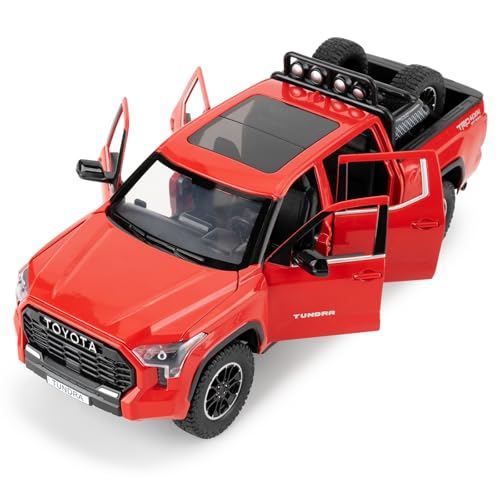 WAKAKAC 1:24 Camioneta Pickup Off-Road Tundra Roja miniatura 1