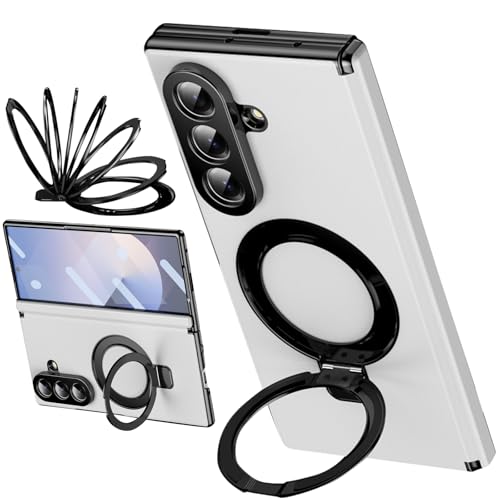 Coque Samsung Z Fold 7 béquille intégrée protection charnière blanc