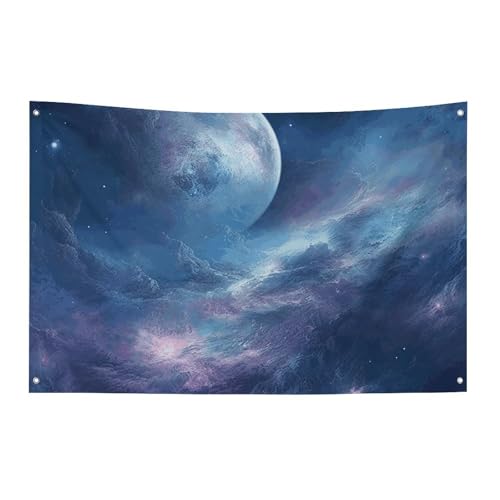 Drapeau en polyester tout temps 4 œillets pour décoration extérieure et fête - 2