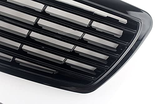 Calandre de capot central pour Mercedes W211 E200 E240 E320 finition premium - 6